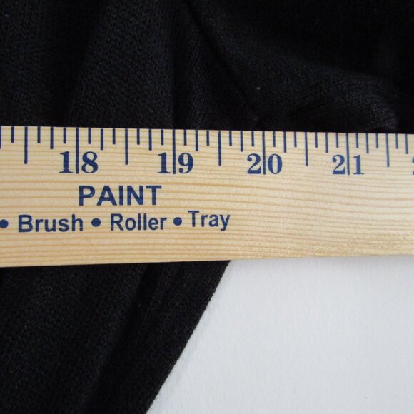 Jessica London Knit Sweater Shirt Dress 22/24 Black NWOT Casual Capsule Wardrobe - Picture 9 of 11